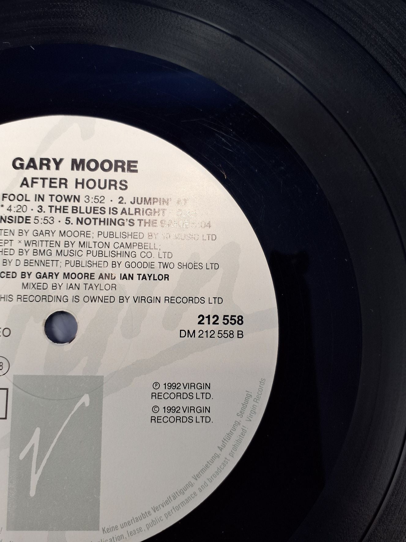 Gary Moore. After Hours